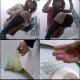 Multiple attractive women pee & sometimes shit into a public floor toilet as they are observed by a pervert. The man scares them away, and he examines the messes they leave behind, including abandoned panties! 263MB, MP4 file requires high-speed Internet.